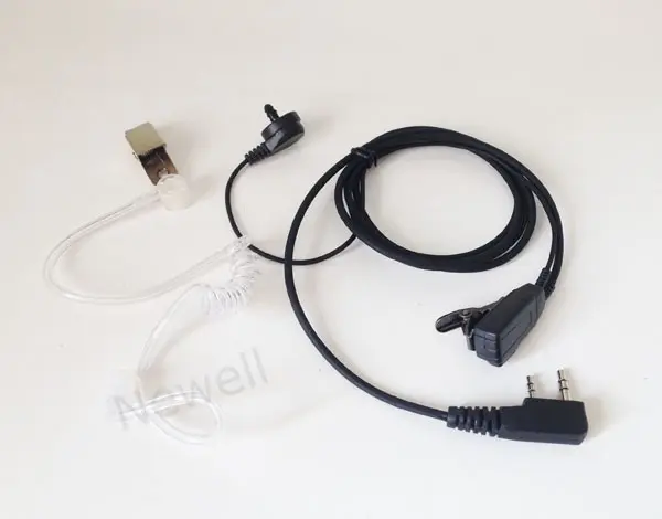 Earphone Paspampres Fbi Baofeng/kenwood/Lupax/pofung Ht Walkie Talkie 1