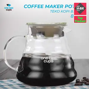 Coffee Server V60 Drip Pour Over Borosilicate Glass 800 ml - SE101