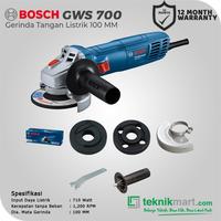 Gambar Bosch Angle Grinder / Gerinda Tangan Listrik 100MM 710W GWS 700 - UNIT ONLY dari Teknikmart Kota Administrasi Jakarta Barat 2 Tokopedia