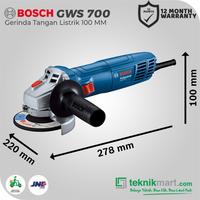 Gambar Bosch Angle Grinder / Gerinda Tangan Listrik 100MM 710W GWS 700 - UNIT ONLY dari Teknikmart Kota Administrasi Jakarta Barat 3 Tokopedia