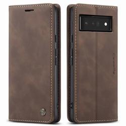 TOMYOU Cover Portafoglio Per Google Pixel 6 PRO Con Kickstand E Slot Carte - Pelle PU Nera