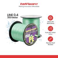 Gambar TaffSPORT Senar Tali Benang Pancing PE Braided 300 Meter - TF102 - 0.4 dari Taffware Official Store Kota Administrasi Jakarta Barat 1 Tokopedia