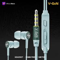 Gambar V-GeN Earphone EPW-03 Premium Wired Handsfree Clear Sound Extra Bass dari Semua V-GeN Kab. Tangerang 3 Tokopedia