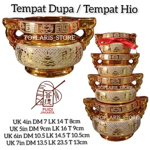 Hio DUPA tempat Hio Keramik Kuping Emas / TEMPAT HIO KERAMIK EMAS