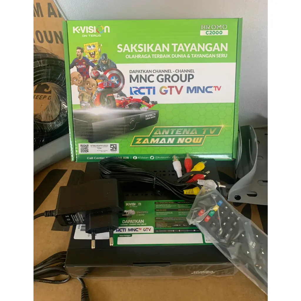 Paket Parabola Mini 45Cm Plus Receiver Kvision Bromo Murah