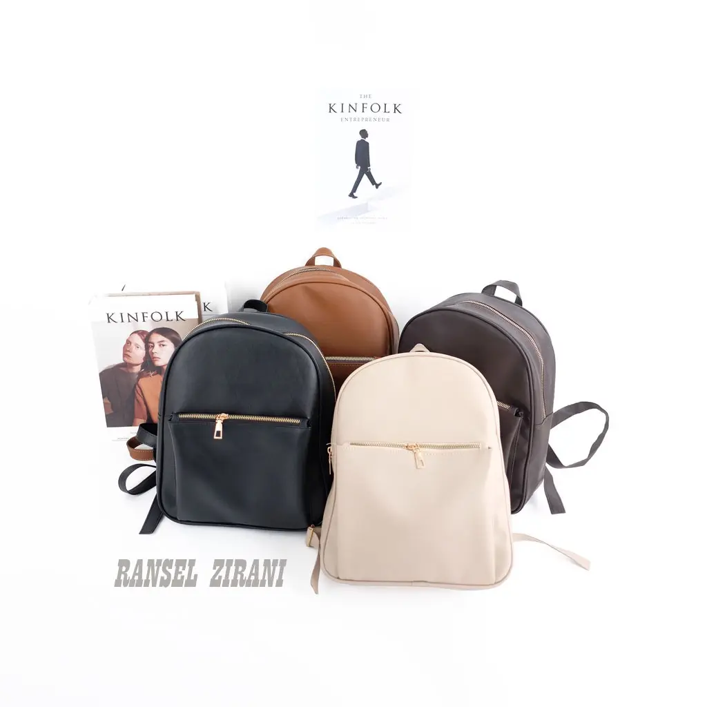 Tas Ransel Zirani Serbaguna / Tas Kulit Gendong Sintetis multifungsi Backpack Sekolah Wanita Cewek