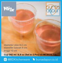 Gambar Winox Double Wall Glass Cup 260 ml (8,8 oz) - Set 2 Pcs dari Bursa Dapur Mall Kota Administrasi Jakarta Barat 3 Tokopedia