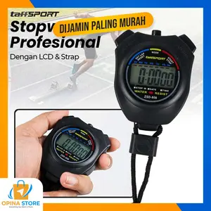 Stopwatch Profesional LCD dengan Strap - ZSD-808