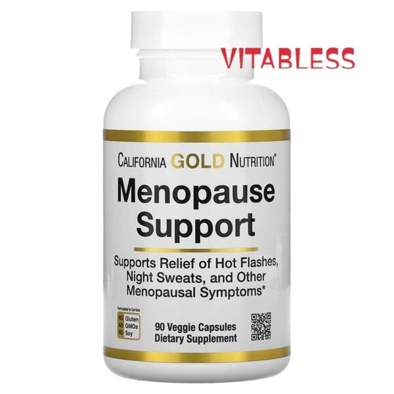 Menopause Support California Gold Nutrition 30 & 90 Caps - 30 caps