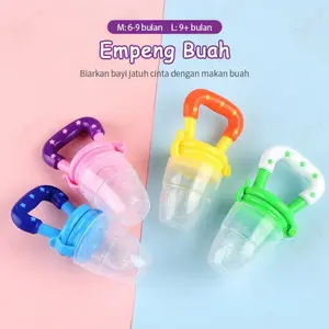 Dot Buah Bayi BPA Free Empeng Silikon Fruit Pacifier 9 Bulan