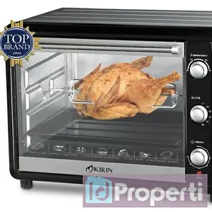 Kirin KBO600RA Oven Listrik Toaster 60L 2000W Pemanggang Kue Ayam Ikan