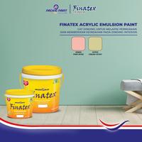 Gambar Finatex Acrylic Emulsion-Cat Dinding Interior- SUPER WHITE-5kg dari Pacific Paint Indonesia Kota Tangerang 3 Tokopedia