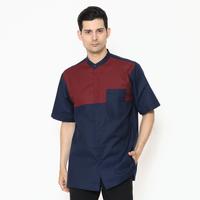 Gambar Allev Koko Zidane - Navy - Maroon - S dari Allev.Store Kota Administrasi Jakarta Barat 1 Tokopedia