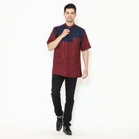 Gambar Allev Koko Zidane - Maroon - Navy - S dari Allev.Store Kota Administrasi Jakarta Barat 3 Tokopedia