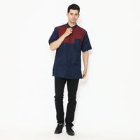Gambar Allev Koko Zidane - Navy - Maroon - S dari Allev.Store Kota Administrasi Jakarta Barat 3 Tokopedia