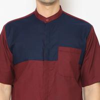 Gambar Allev Koko Zidane - Maroon - Navy - S dari Allev.Store Kota Administrasi Jakarta Barat 4 Tokopedia