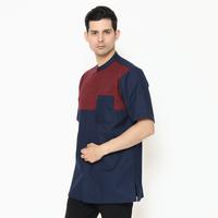 Gambar Allev Koko Zidane - Navy - Maroon - S dari Allev.Store Kota Administrasi Jakarta Barat 5 Tokopedia