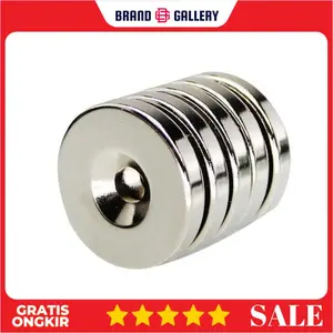 TAFFWARE Strong Neodymium Magnet NdFeB Countersink N35 5 PCS D21