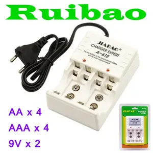 Pengisi baterai / Pengisian Cepat / Pengisi Daya Baterai / AA/AAA/9V A