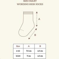 Gambar White Gold Little Palmerhaus Wording High Socks Kaos Kaki Bayi - 12-24 bulan dari Cupliss Kota Tangerang Selatan 4 Tokopedia