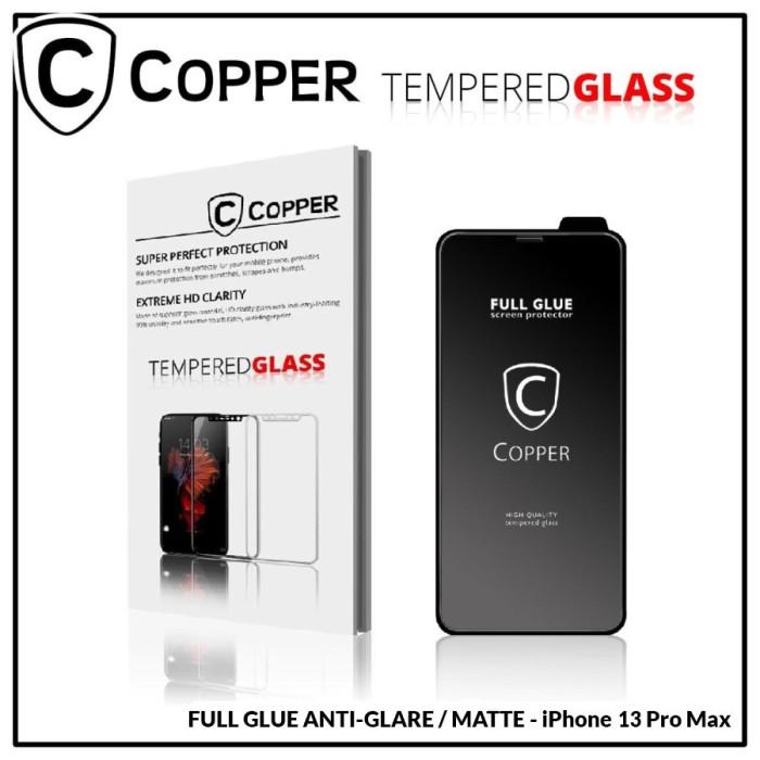 Gambar COPPER Tempered Glass ANTI GLARE - MATTE - Kompatibel untuk iPhone 13 Pro Max dari Copper Samarinda Official Kota Samarinda Tokopedia