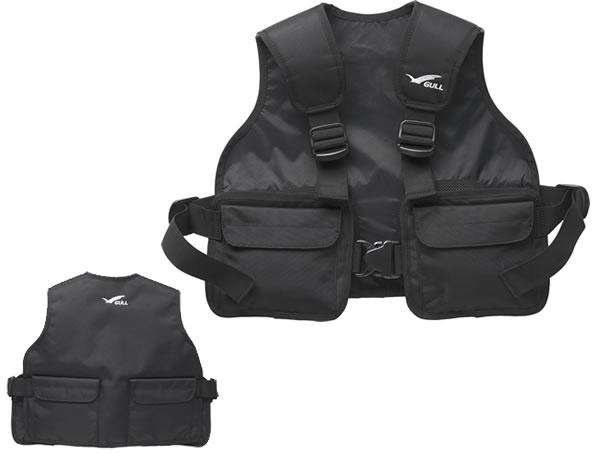 GULL GULL WEIGHT VEST BLACK