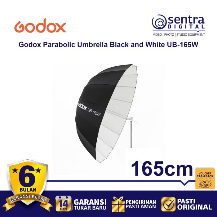 Gambar Godox UB-165W Parabolic Umbrella Black and White (165cm) dari Sentra Digital Kota Surabaya Tokopedia