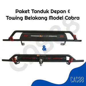 Paket Tanduk Depan & Towing Belakang Model Cobra ERTIGA 2018/XL7