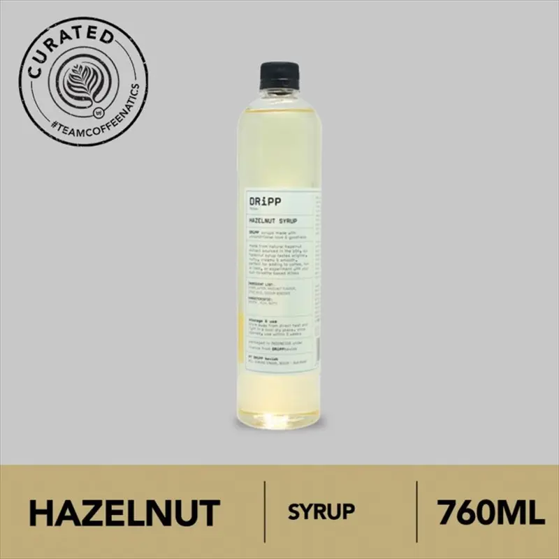 DRiPP Hazelnut Syrup - Sirup Perisa Minuman | Coffeenatics 0