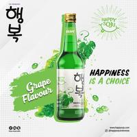 Gambar Happy Soju Buy 3 free 1 Bottle dan 1 Shooter Glass dari Happy Soju Official Kota Administrasi Jakarta Pusat 5 Tokopedia