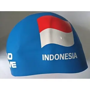 Topi Renang Madwave D-Cap Indonesia Series Blue