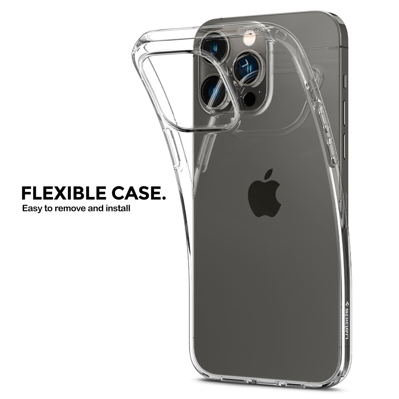 Case iPhone 14 Pro Max Plus Spigen Liquid Crystal Clear Soft Casing