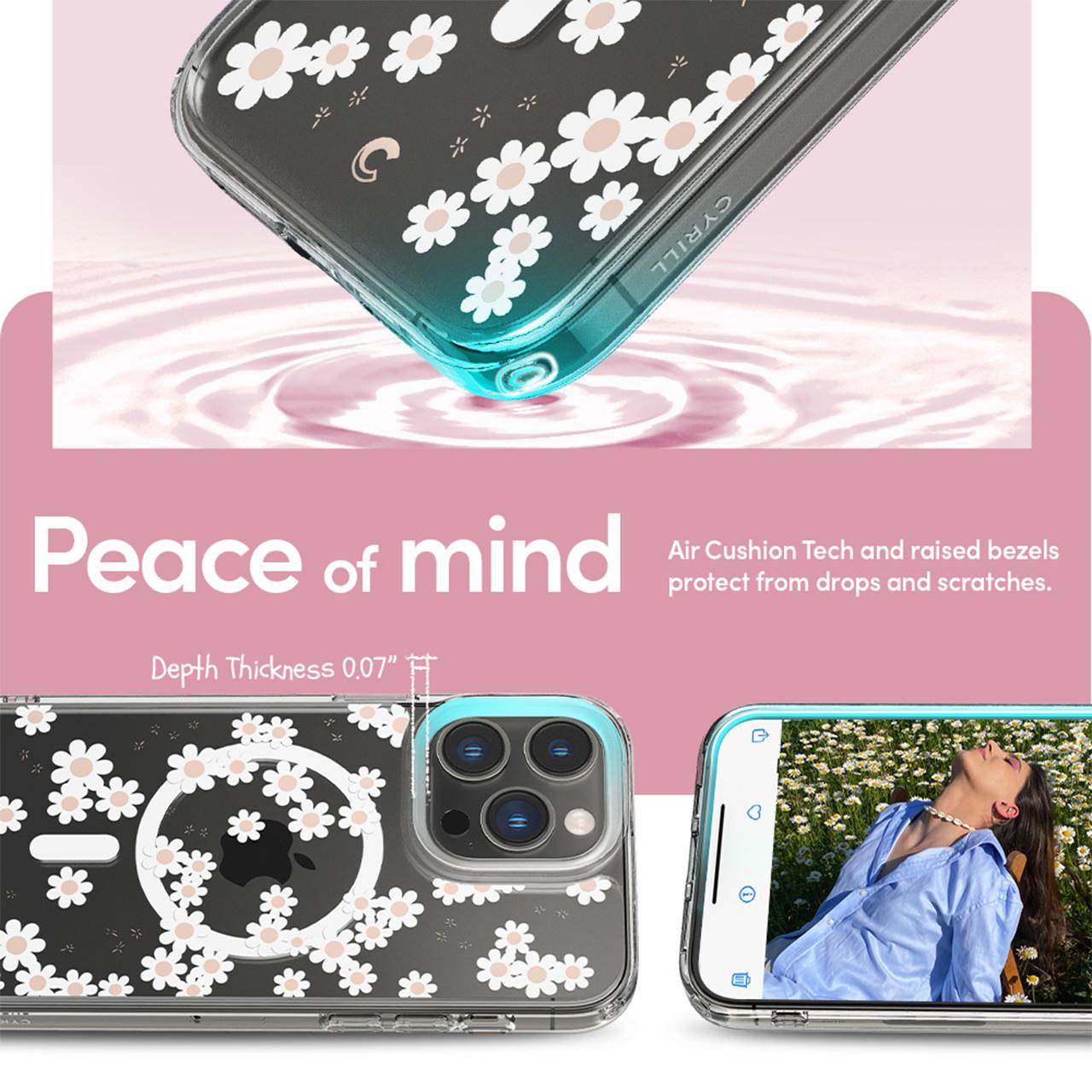 Case iPhone 14 Pro Max Plus Cyrill Cecile MagSafe Clear Motif Casing