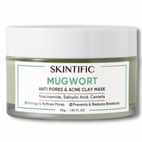 Gambar Skintific Mugwort Anti Pores & Acne Clay Mask 55g dari nihonmart Kota Administrasi Jakarta Utara 2 Tokopedia