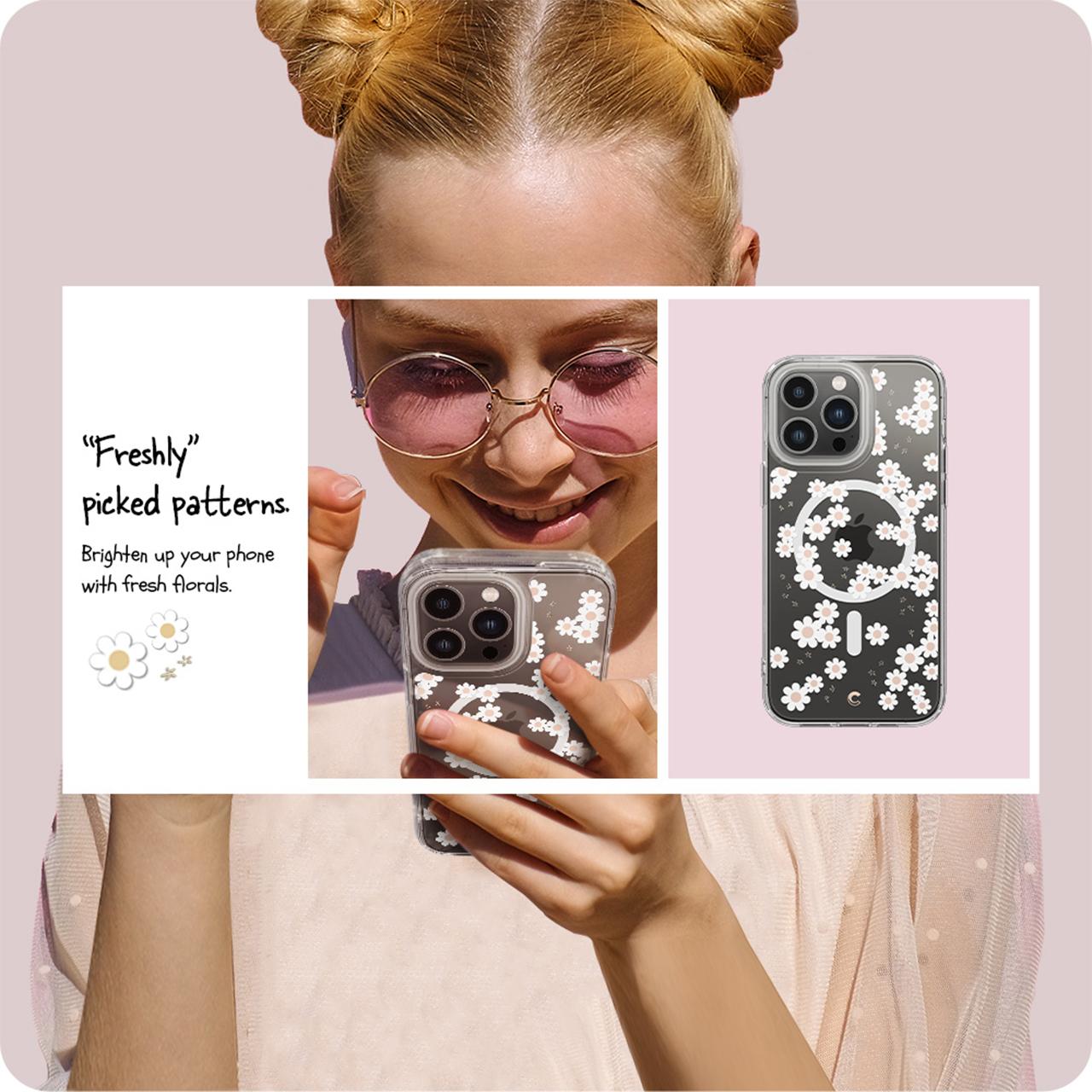 Case iPhone 14 Pro Max Plus Cyrill Cecile MagSafe Clear Motif Casing