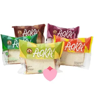 AOKA ROTI PANGGANG 65gr COKLAT SUSU KEJU BLUEBERRY NANAS VANILA ROPANG