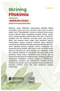 Gambar Buku Monograf Skrining Fitokimia Tanaman Mahkota Dewa (Phaleria macrocarpa [Scheff.] Boerl dari bintangsemestabook Kab. Sleman 3 Tokopedia