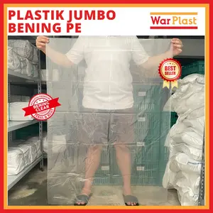 Plastik JUMBO Bening 120x200 | 90x120 TEBAL PE Boneka Laundry Karung
