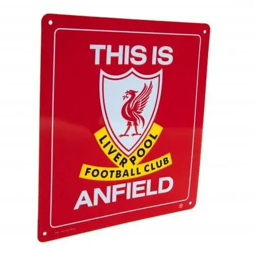 Liverpool This Is Anfield, Metal Sign, Wall, Official Merchandise Gift