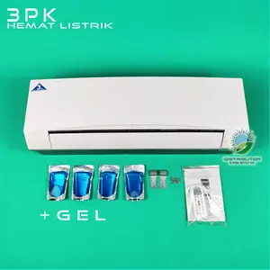 Kipas Angin AC Remote 3PK + LED + ICE GEL | Kipas Dinding Remot Model