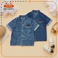 Gambar [Ceriakid] Kemeja Anak Jeans Harajuku 1 2 3 4 5 6 7 8 9 tahun - darik, xs dari ck bajuanak Kota Cimahi 1 Tokopedia