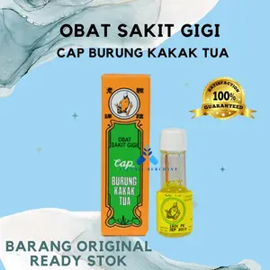 Obat Sakit Gigi Cap Burung Kakak Tua - Meredakan Nyeri Gigi