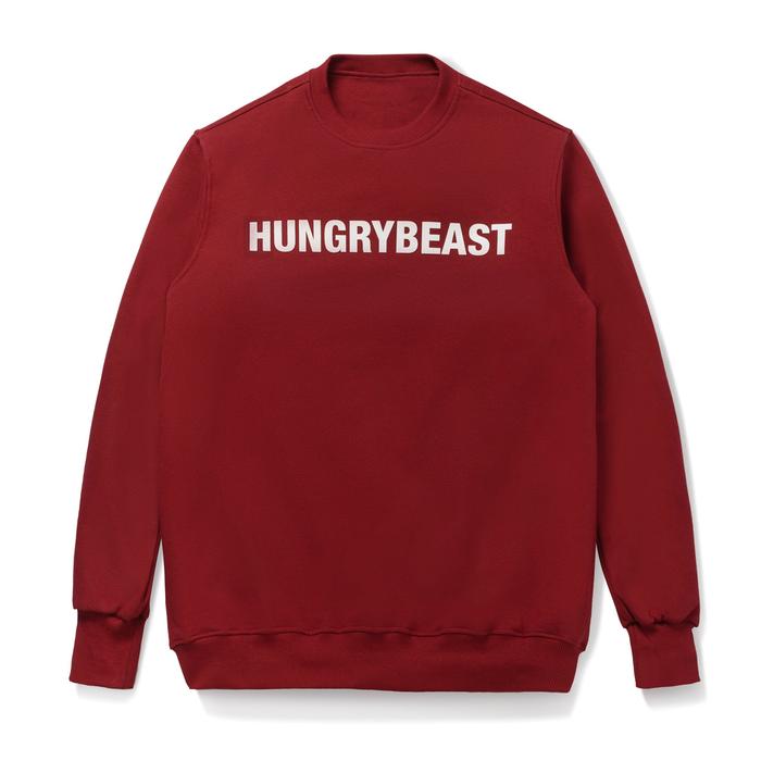 Gambar Hungrybeast Crewneck Maroon dari BOOM Esports Kab. Tangerang Tokopedia