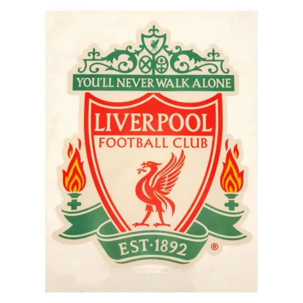 Liverpool FC A4 Car Decal CR, Stiker Mobil LFC, Sticker, Official!