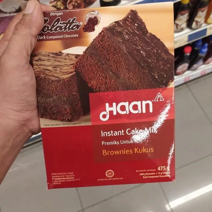 tepung haan brownies kukus 475gr 0