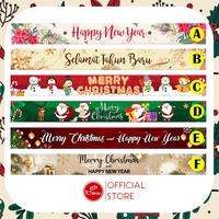 Gambar Selempang Parcel Natal Tahun Baru Merry Christmas - A dari DEPARCEL RIBBON Kota Malang 1 Tokopedia