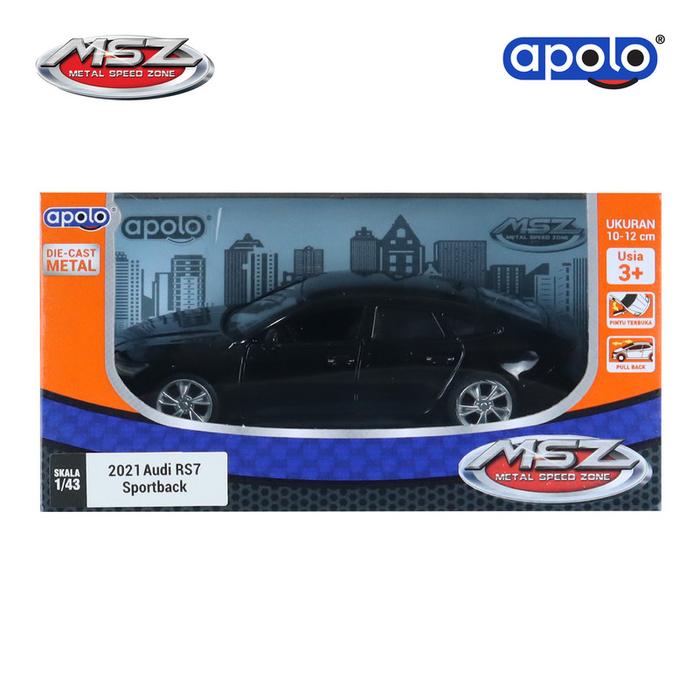 Gambar Agata Toys Official | Apolo MSZ - Diecast Car 1:43  Audi RS7 Sportback ( AUDI Official License ) - Hitam dari Agata Toys Kota Administrasi Jakarta Barat Tokopedia