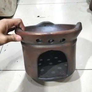 Anglo tanah liat besar no. 2 diameter 23 cm / Tungku gerabah 23 cm