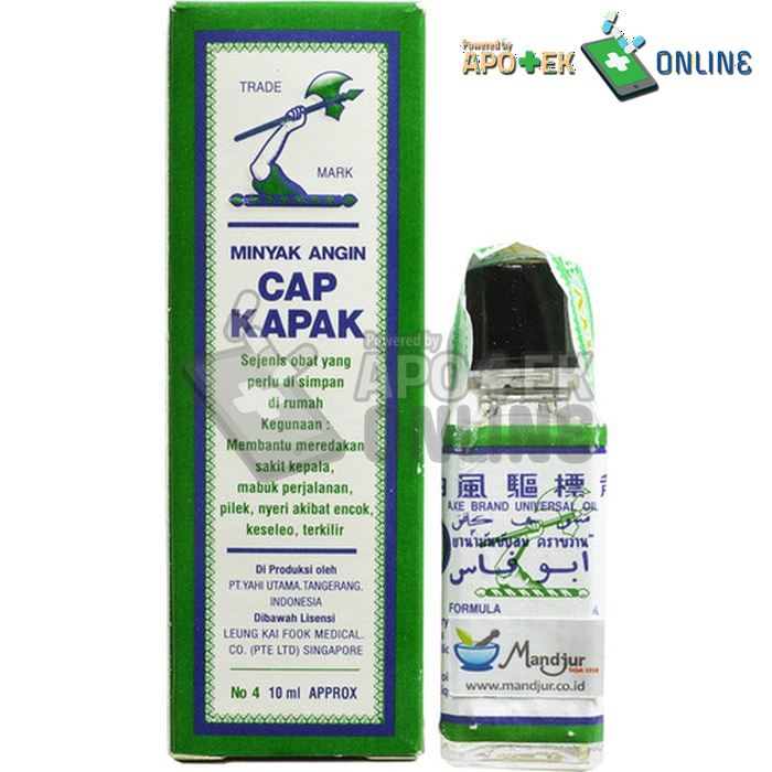 Gambar MINYAK ANGIN CAP KAPAK 10 ML dari Apotek Aditama Ngemplak Kab. Sleman Tokopedia