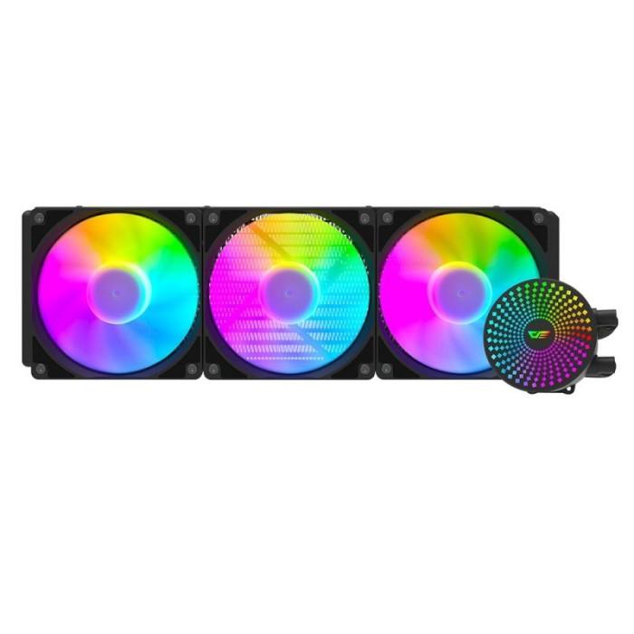 Jual DarkFlash DC360 / DC 360 ARGB 360mm AIO Liquid Cooler - BLACK ...